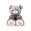 PELUCHE OURS GRIS PRESTIGE 38 CM - Kaloo