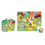 Puzzle une journée a la ferme - 24 pcs