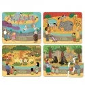 Puzzles du Zoo coffret bois